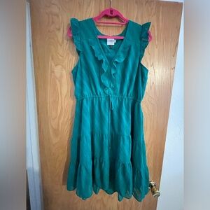 HD in Paris Jade Green Above Knee Dress Size 14